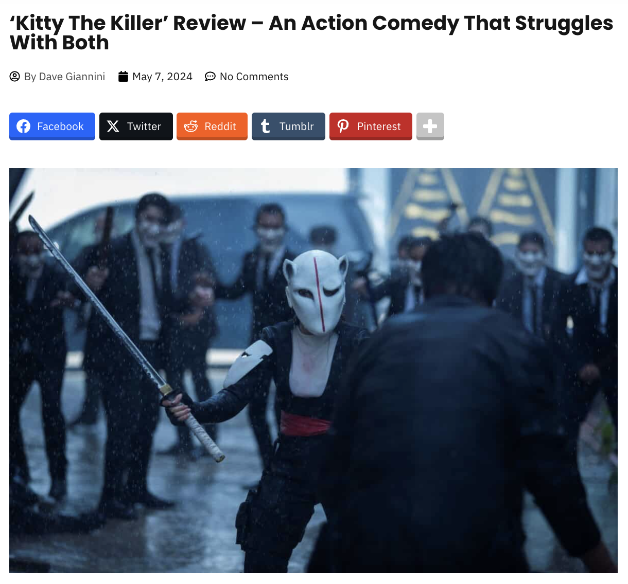 ‘Kitty The Killer’ Review – An Action Comedy That Struggles With Both